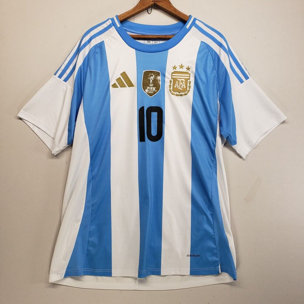 Adidas Messi Jersey AFA Fifa 2022 2XL Slim Fit